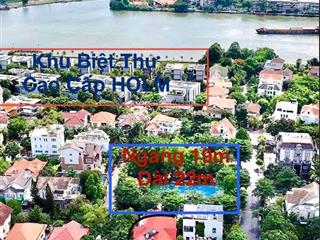 Bán 417m2 đất khu conpound thảo điền 1 , đường nguyễn văn hưởng / thảo điền  giá 99 tỷ tl