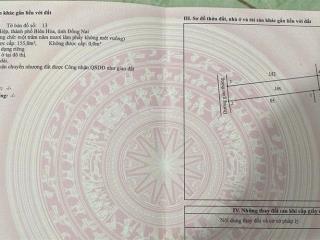 Bán nhà riêng tại đường nguyễn ái quốc, tân hiệp, biên hòa, đồng nai, 4,9 tỷ, 155 m2
