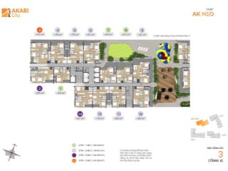 Bán căn hộ chung cư akari city nam long, 4,18 tỷ, 78m2, view đẹp tại bình tân, hcm