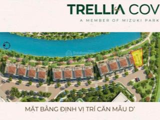 Bán biệt thự phố view sông giá tốt tại mizuki park, 36 tỷ, 168 m2, 4pn, 4wc