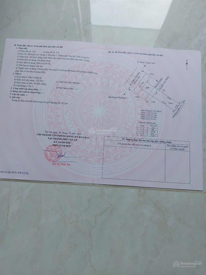 Bán toà nhà mặt tiền châu thị kim, p7, tp tân an