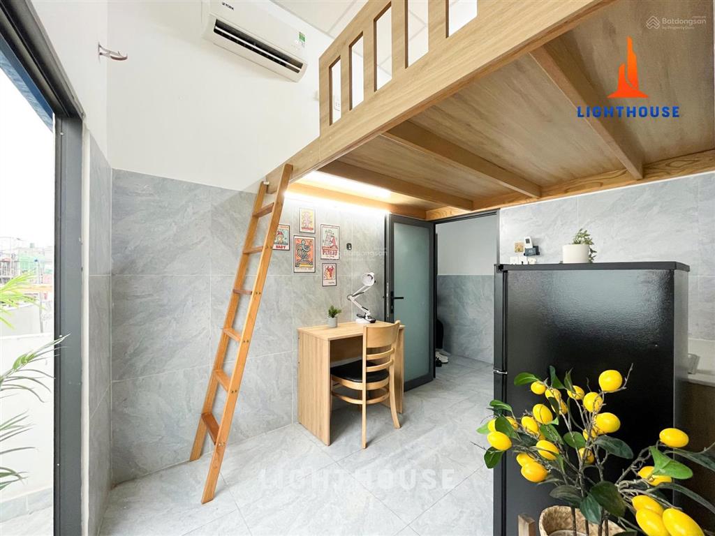 Trống sẵn căn gác ngay lê đức thọ  đầy đủ nội thất xách vali ở liền