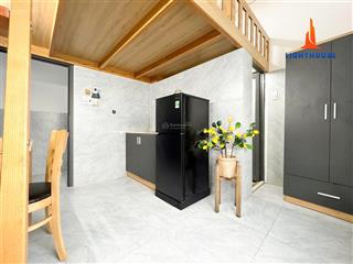 Trống sẵn căn gác ngay lê đức thọ  đầy đủ nội thất xách vali ở liền