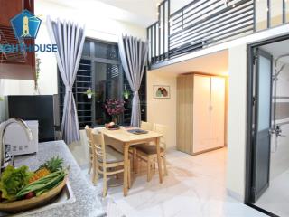 Căn hộ duplex full nội thất gần landmark, ngã tư hàng xanh