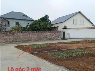 Cc bán lô góc 80m2 mt5.25m full thổ cư tại thanh lại phù linh. ra trường đua ngựa 1km. chỉ 1,85 tỷ.