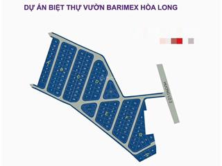 Bán gấp, đất biệt thự góc 2 mt 365m2 full tc kdc barimex hòa long 11.2 tr/m2 p. tam long  hcm