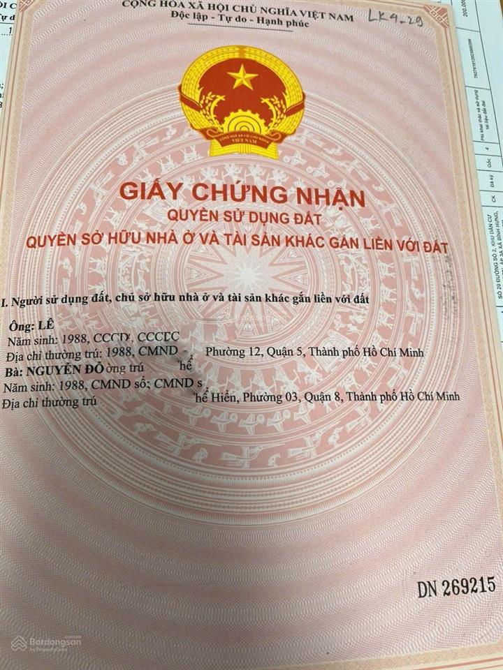 Tôi cần bán căn nhà phố valora mizuki, diện tích 5m x 20m, 1 trệt, 2 lầu và sân thượng