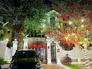 Cho thuê biệt thự 12x24 khu compound ven sông nam phú villas, trần trọng cung, quận 7 40tr/th