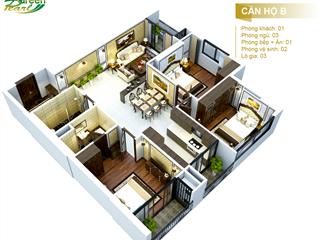 Hiếm bán góc 4pn toà b view biệt thựhướng mát