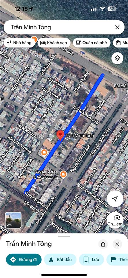 Lô góc 2 mt trục đường 7.5m khu điện âm thông biển nguyễn tất thành