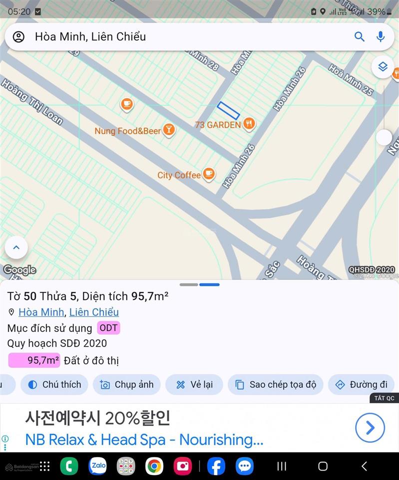 Hoà minh 27 khu điện âm toàn bộ giá tốt