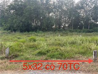 Bán sỉ đất đẹp 160m2(5x32x70tc), 380 triệu tại phước thạnh, gò dầu, tây ninh uy tín