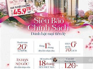 Mở bán căn hộ happy one sora  căn hộ ngay trung tâm thủ đức  chính sách siêu ưu đãi tháng 08/2025