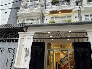 Bán nhà 3 lầu dt 4x15 thạnh lộc 13 đường xe hơi