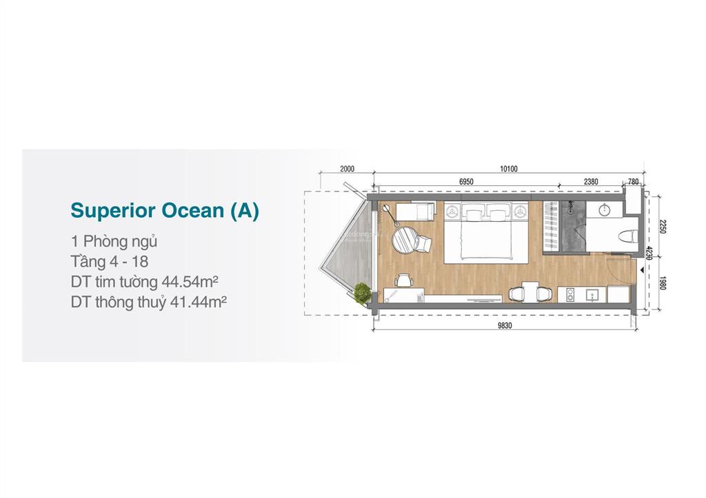 Duy nhất căn 45m2 view đẹp nhất, tòa alaric, đầu 2026 nhận bàn giao, ck 9%.  0914 541 ***