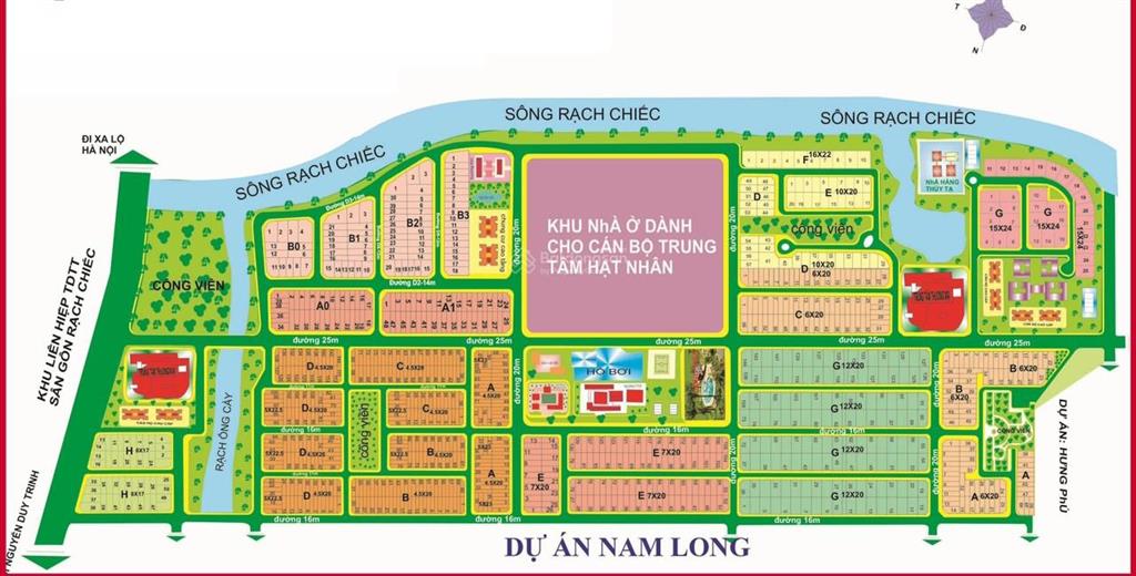 Bán nhanh nền đất 120m2 trục đường 12m khu dân cư nam long giá 10.5 tỷ