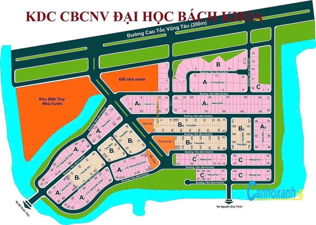 Bán nhanh 428 m2 trục chính đường 16m khu bách khoa phú hữu, quận 9 giá tốt cho quý khách hàng