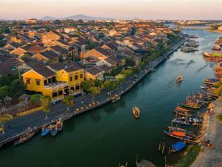 Bán 2 lô đất vàng 4 mặt tiền đường nguyễn duy hiệu  trung tâm hội an giá đầu tư chỉ 45 tỷ