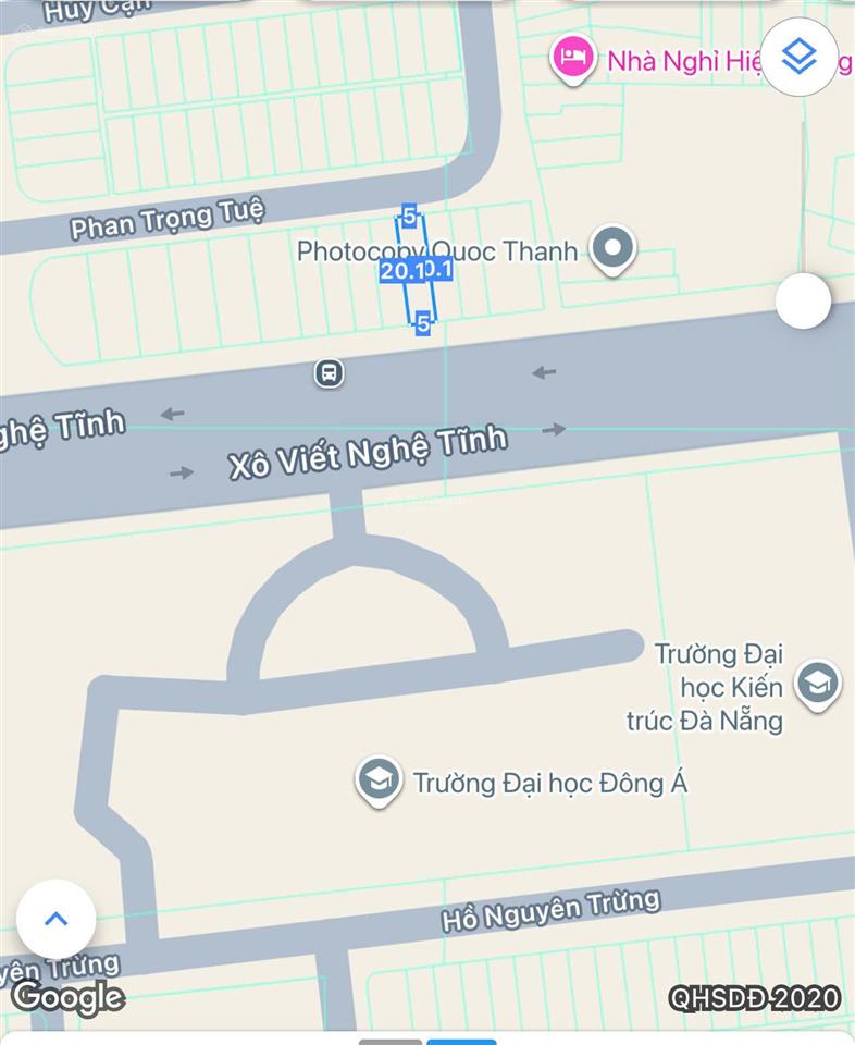 Bán cặp mặt tiền xô viết nghệ tĩnh đối diện đh kiến trúc ngang 10m, vị trí vàng kinh doanh giá tốt