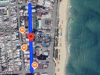 Bán 2 lô đất liền kề mặt tiền siêu đẹp mỹ khê 4, vị trí kim cương gần biển, giá đầu tư chỉ 140 tỷ