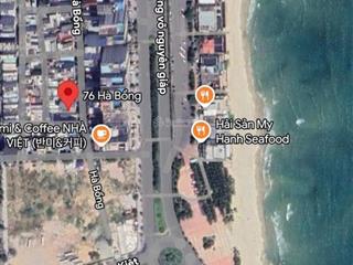 Hạ giá  bán gấp cặp đất kiệt đường nhựa hà bổng  dt 133m2 ngang 10,4m cách biển vài bước chân.