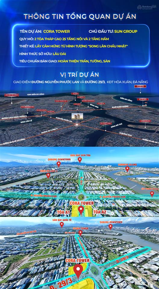 Căn hộ cora tower a1.21.03 view sông, pháo hoa, giá tts chỉ còn 3.180 tỷ