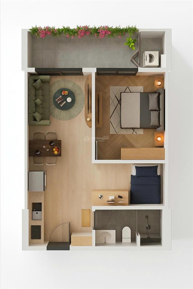 Cora tower a2.06.18 dt 54 m2, ban công hướng đông nam, giá tts chỉ còn 2.886 tỷ đồng