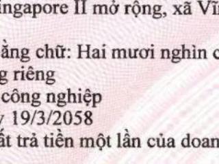 Cho thuê nhà xưởng mới 21.260 m2 trong kcn vsip 2, vĩnh tân, bình dương