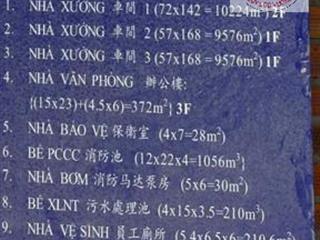 Cho thuê nhà xưởng  kcn nam tân uyên, bình dương  50.556m²