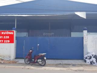Nhà xưởng cho thuê lê văn khương, phường hiệp thành quân 12 dt 700m giá 35 triêu  0908 561 ***