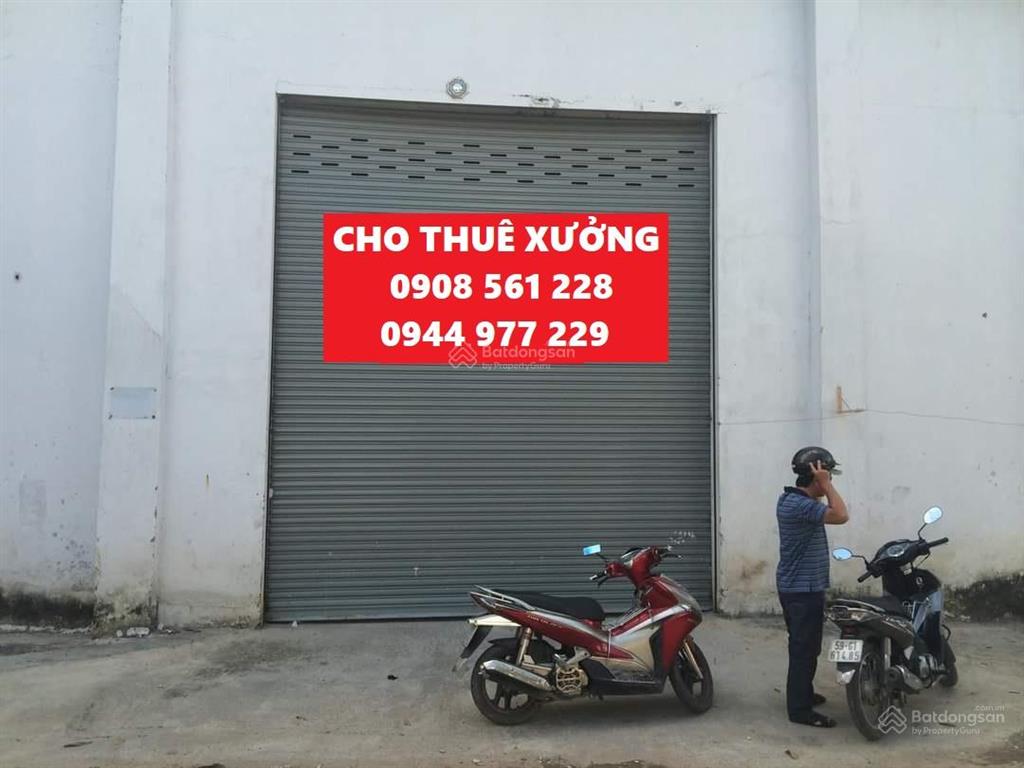 Nhà xưởng cho thuê xã bà điểm huyện hoc môn dt 500m giá 40 triêu/tháng 0908 561 ***