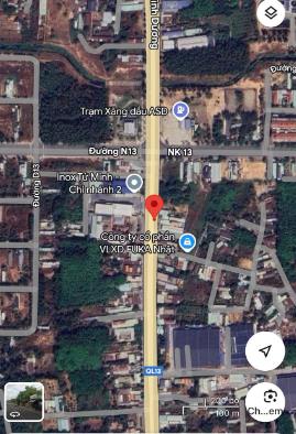 Bán nhà chính chủ 449m² (9x51m, thổ cư 100m²), mặt tiền quốc lộ 13, thới hoà bến cát