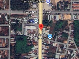 Bán nhà chính chủ 449m² (9x51m, thổ cư 100m²), mặt tiền quốc lộ 13, thới hoà bến cát