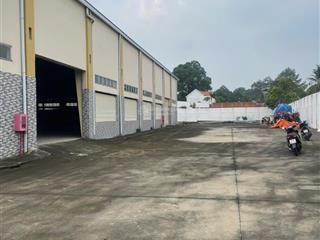 Kho xưởng cho thuê quận 12 , dt 1,300m2 và 4,500m2 , đường container 24h