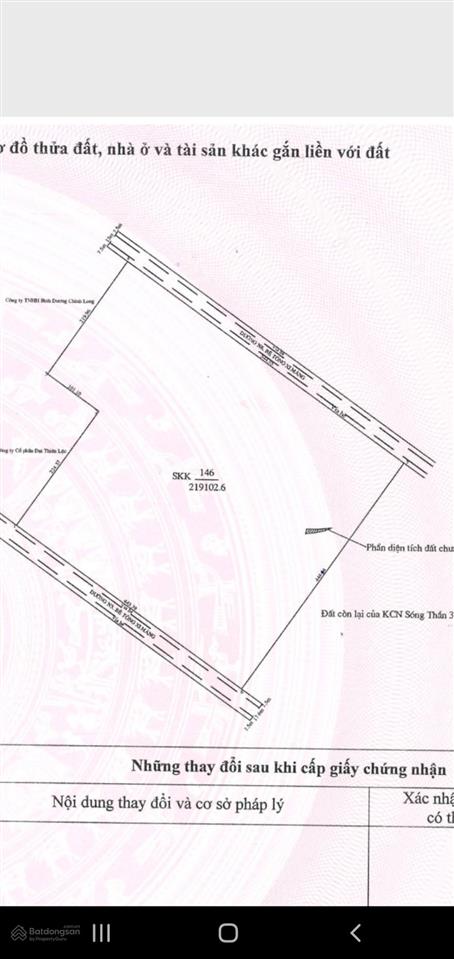 Bán đất khu công nghiệp sóng thần 3 ngay thành phố mới bình dương, dt 1ha, vị trí cực đẹp