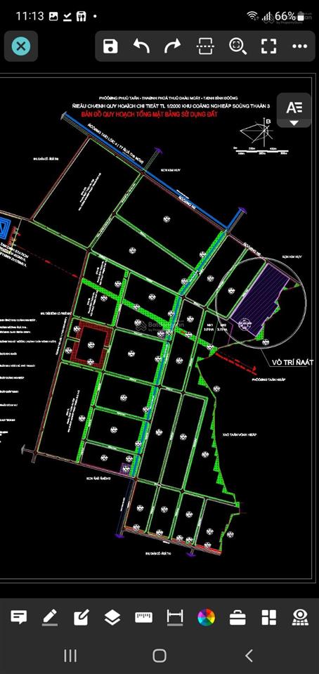 Bán đất khu công nghiệp sóng thần 3 ngay thành phố mới bình dương, dt 1ha, vị trí cực đẹp
