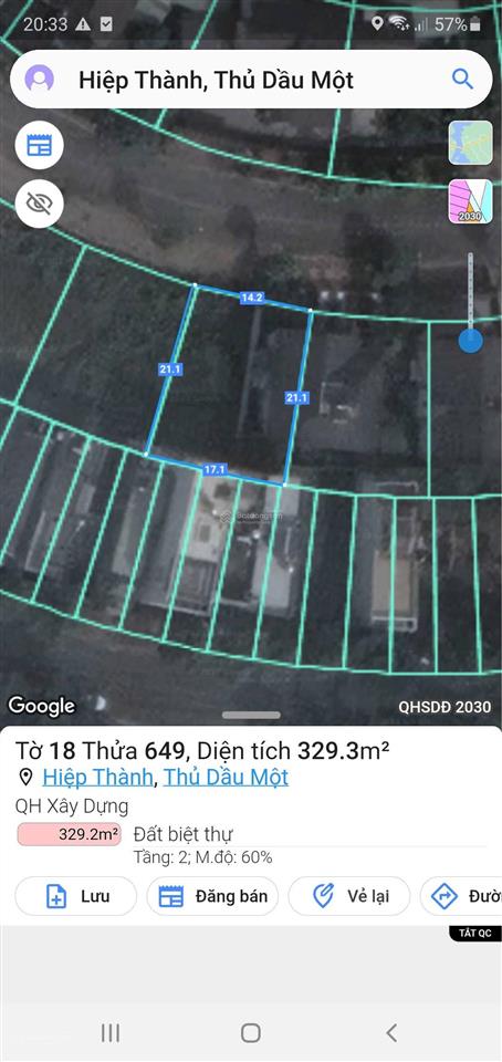 Bán căn biệt thự đẹp xuất sắc kdc hiệp thành 3