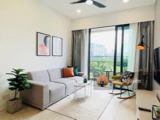 Cho thuê 1pn the river thủ thiêm  tầng trung view sông & q1  bàn giao full nội thất mới