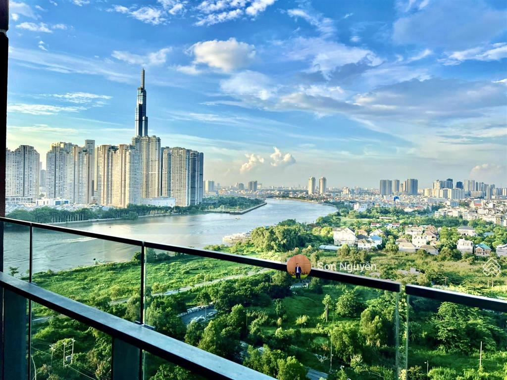 The river thủ thiêm  bán căn 3pn đã có sổ  view trực diện sông & landmark  có thang máy riêng