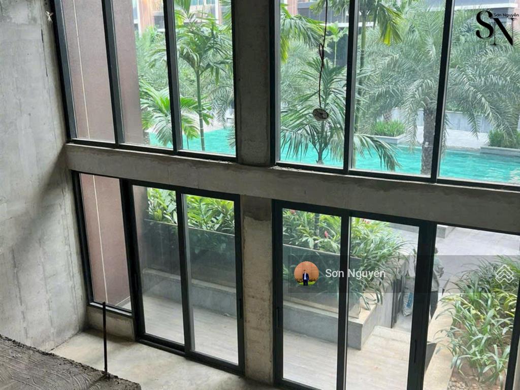 Bán căn duplex sân vườn the river thủ thiêm  thiết kế 1 trệt  1 lầu  đã có sổ  giá chỉ 45 tỷ