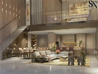 Bán căn duplex sân vườn the river thủ thiêm  thiết kế 1 trệt  1 lầu , đã có sổ