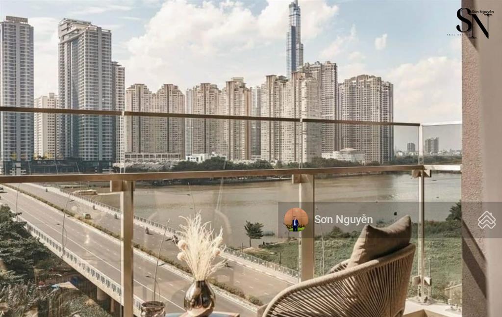 Chuyển nhượng 4pn the river  đã có sổ  view sông vĩnh viễn  thang máy riêng  tặng full nội thất