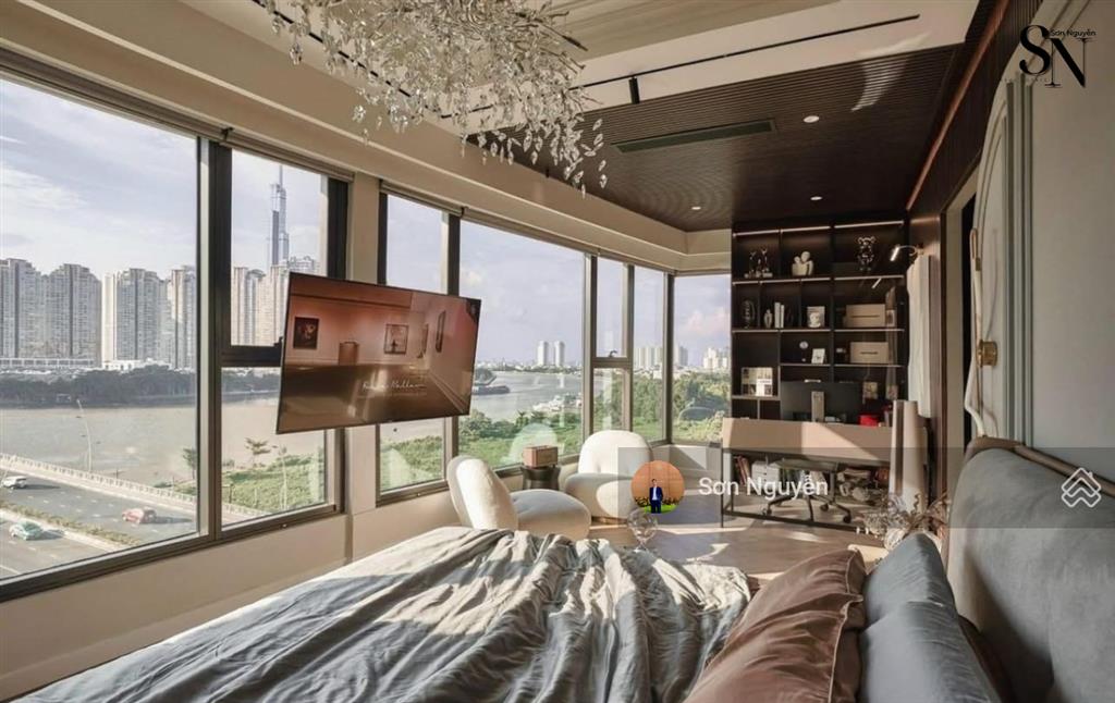 Chuyển nhượng 4pn the river  đã có sổ  view sông vĩnh viễn  thang máy riêng  tặng full nội thất
