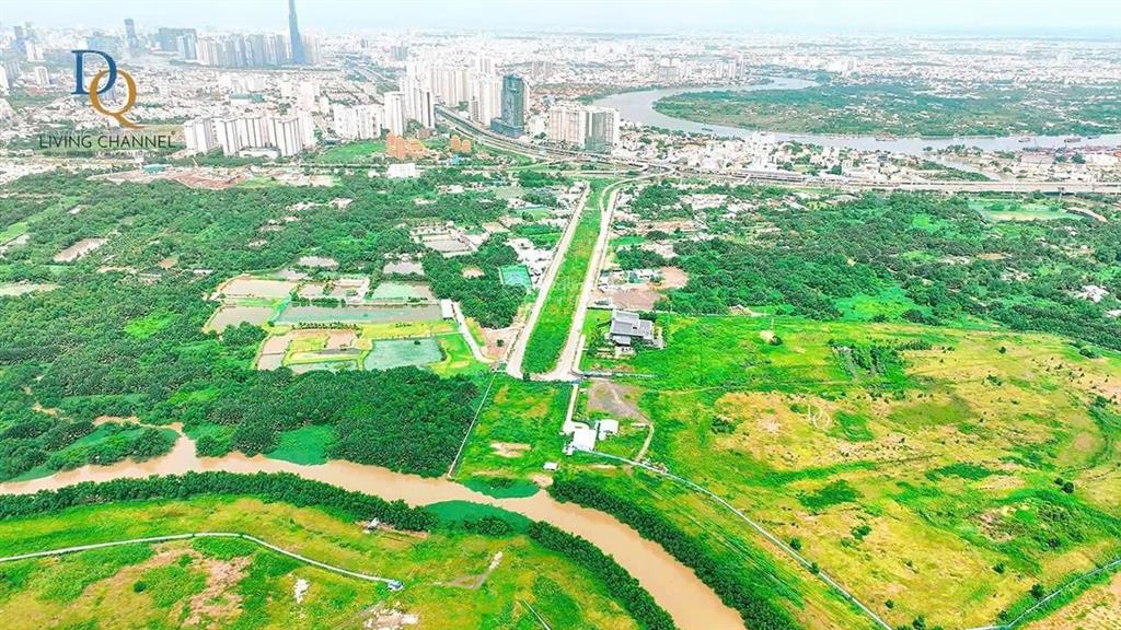 1 lô duy nhất nền d. mặt view sông 98tr/m2  293m2 (đối diện global)