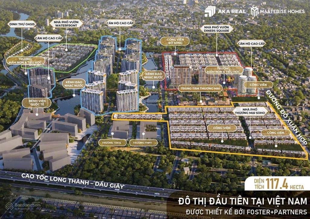 1 lô duy nhất nền d. mặt view sông 98tr/m2  293m2 (đối diện global)