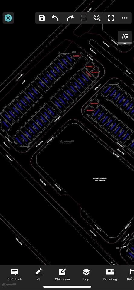 Cần bán lô đất dịch vụ 60m2 mặt tiền 5m có 2 mặt đường