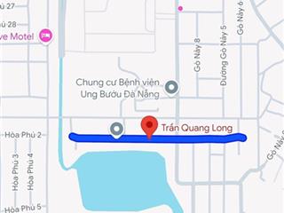 Bán đất mặt tiền trần quang long, đà nẵng, dt 90m2 giá 5.29 tỷ tl