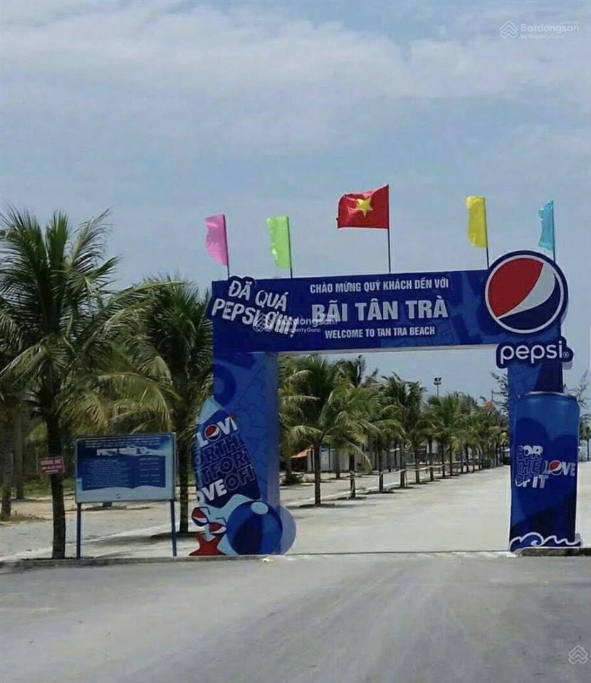Bán đất mặt tiền võ văn đồng, hòa hải, dt 180m2 gần bãi tắm tân trà, giá 13.5 tỷ tl