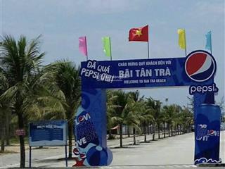 Bán đất mặt tiền võ văn đồng, hòa hải, dt 180m2 gần bãi tắm tân trà, giá 13.5 tỷ tl