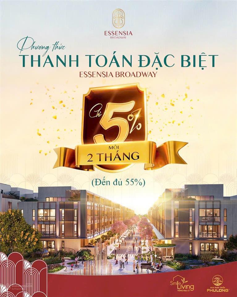 Chính thức nhận giữ chỗ nhà phố thương mại essensia broadway  tặng ngay 200tr cho khách